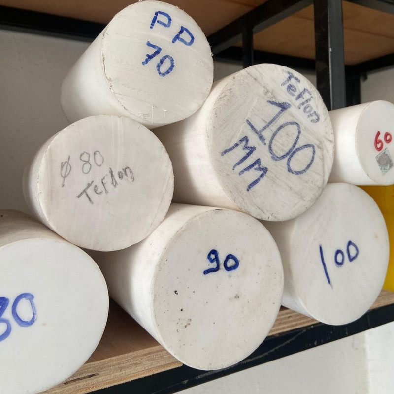 میلگرد تفلون PTFE مدل نسوز 90MM