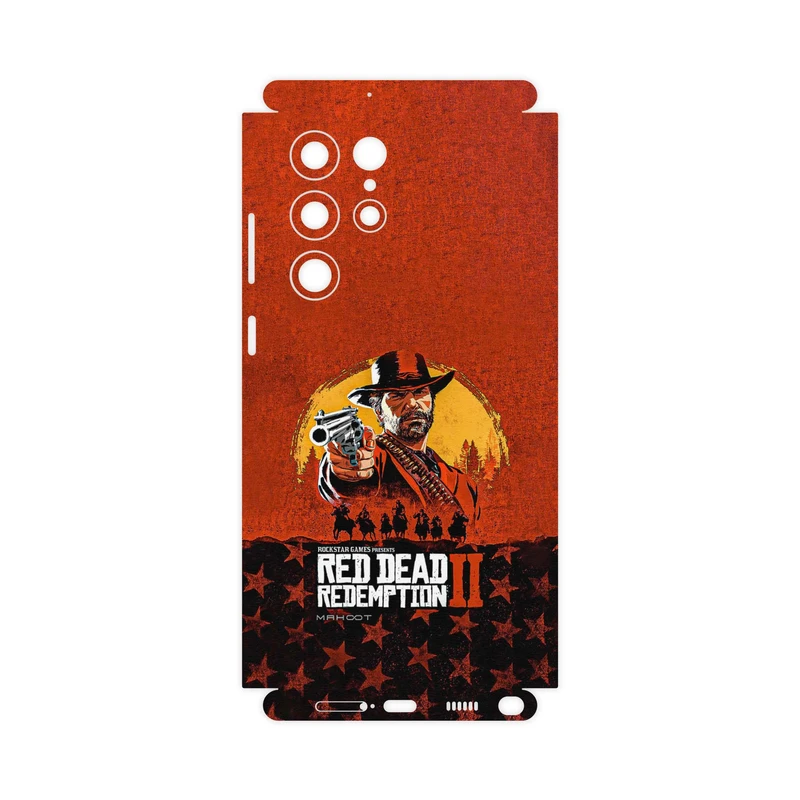 برچسب پوششی ماهوت مدل Red-Dead-Redemption-Game-FullSkin مناسب برای گوشی موبایل سامسونگ Galaxy S22 Ultra 5G
