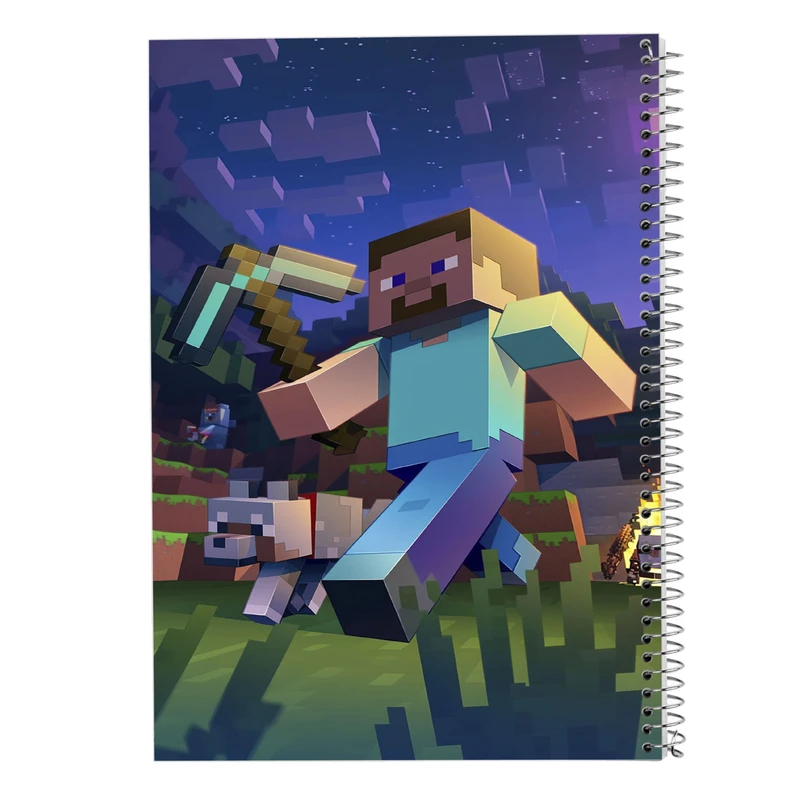 دفتر نت موسیقی 50 برگ مدوپد مدل ماینکرفت minecraft کد DF14017