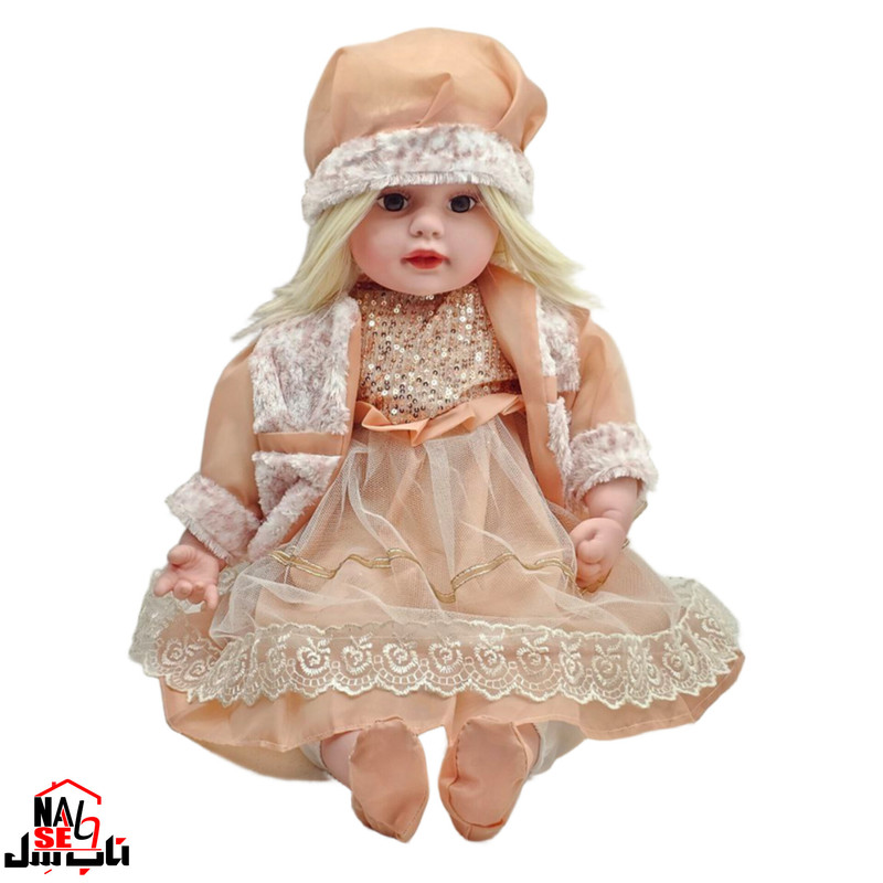 عروسک ناب سل مدل موزیکال کد DOLL004 ارتفاع 55 سانتی متر