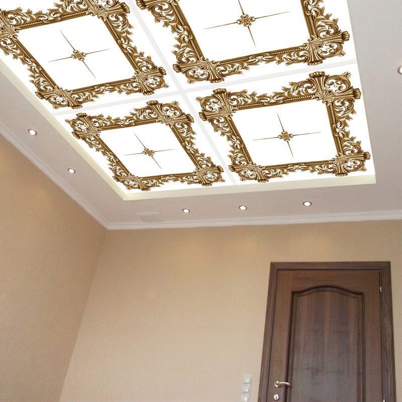 تایل سقفی آسمان مجازی مدل CP-12101 سایز 60x60 سانتیمتر بسته 8 عددی