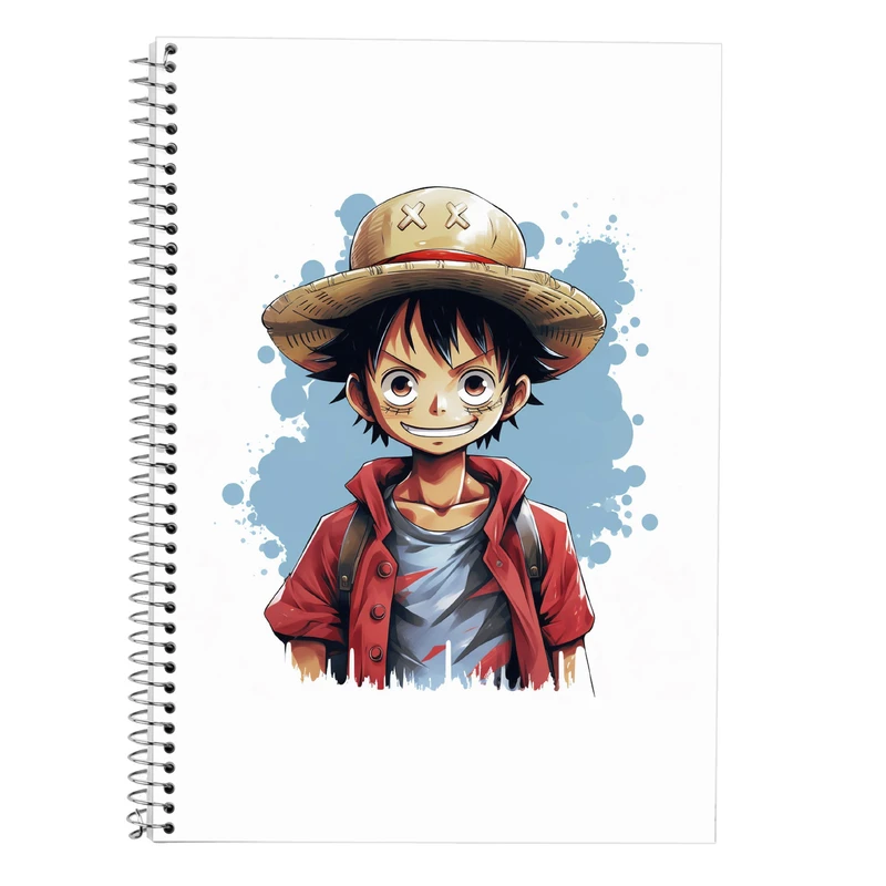 دفتر زبان 50 برگ مدوپد مدل سه خط طرح وان پیس One Piece کد DF11743