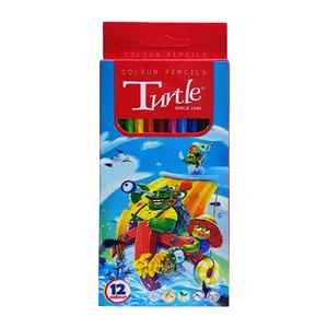 مداد رنگی 12 رنگ مدل پارس مداد طرح لاکپشت ایرانی