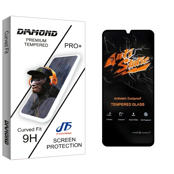 محافظ صفحه نمایش جی اف مدل Diamond Anti Static مناسب برای گوشی موبایل سامسونگ Galaxy M31