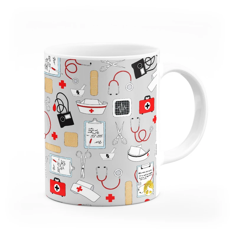 ماگ هومرو طرح پرستاری پزشکی مدل MG9177