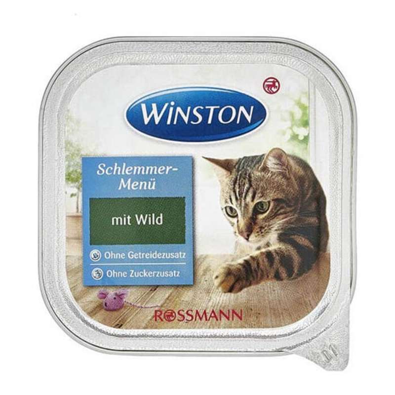 کنسرو پوچ گربه ووم وینستون مدل Wild وزن 100 گرم