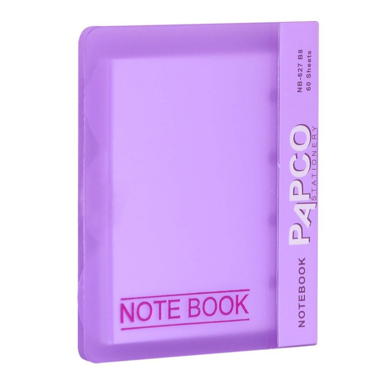 دفتر کلاسور 60 برگ پاپکو مدل 627 جیبی بسته ۴۸ عددی