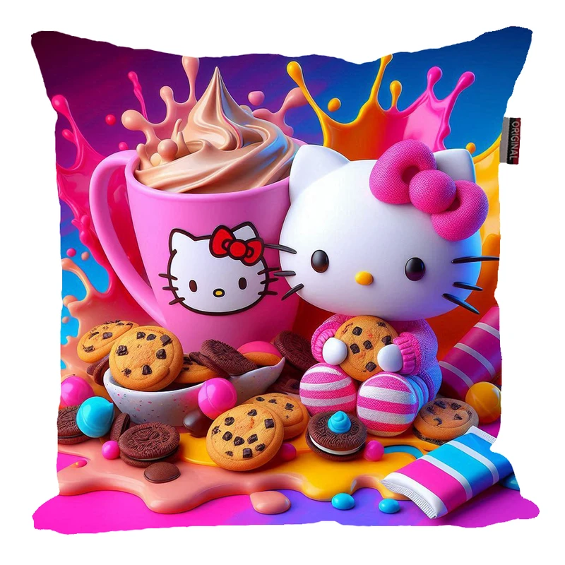 کوسن پاد آفرین مدل کیتی طرح هدیه دخترانه کد 11