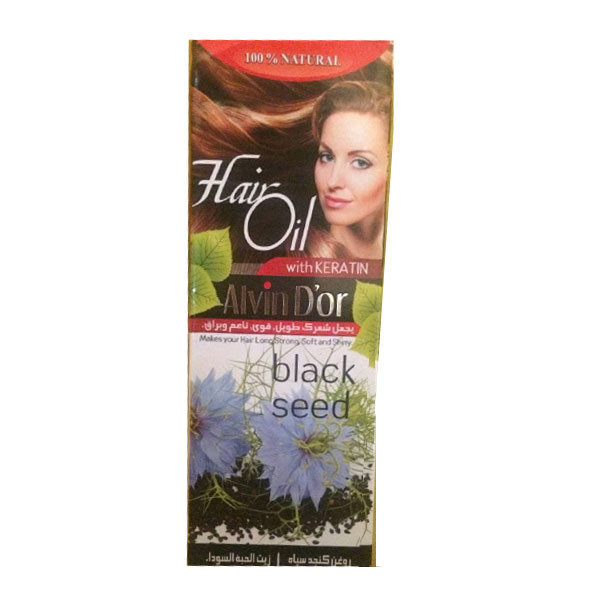 روغن مو آلوین دور مدل کنجد سیاه حجم 200 میلی لیتر