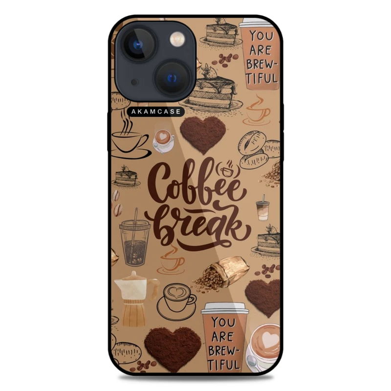 کاور آکام مدل AMC-WA13M-COFFEE-18 مناسب برای گوشی موبایل اپل iPhone 13 Mini