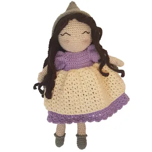 عروسک بافتنی طرح دختر ژاپنی کد 27
