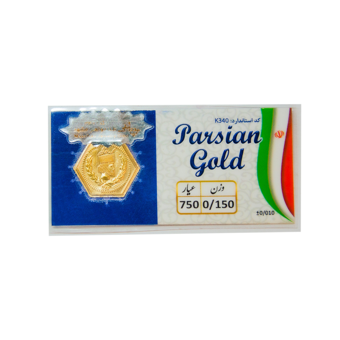 طلا گرمی 18 عیار پارسیان مدل 0.150 مجموعه 4 عددی طلا گرمی 18 عیار پارسیان مدل 0.150 مجموعه 4 عددی
