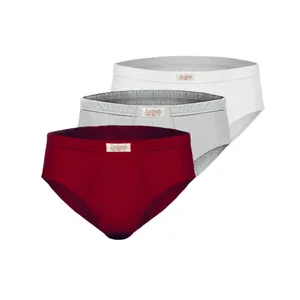 شورت مردانه پنبینه مدل اسلیپ دمپاکش نخ پنبه مجموعه 3 عددی