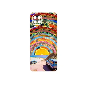 MAHOOT Collage of Orange Sky Cover Sticker for Samsung Galaxy M32
