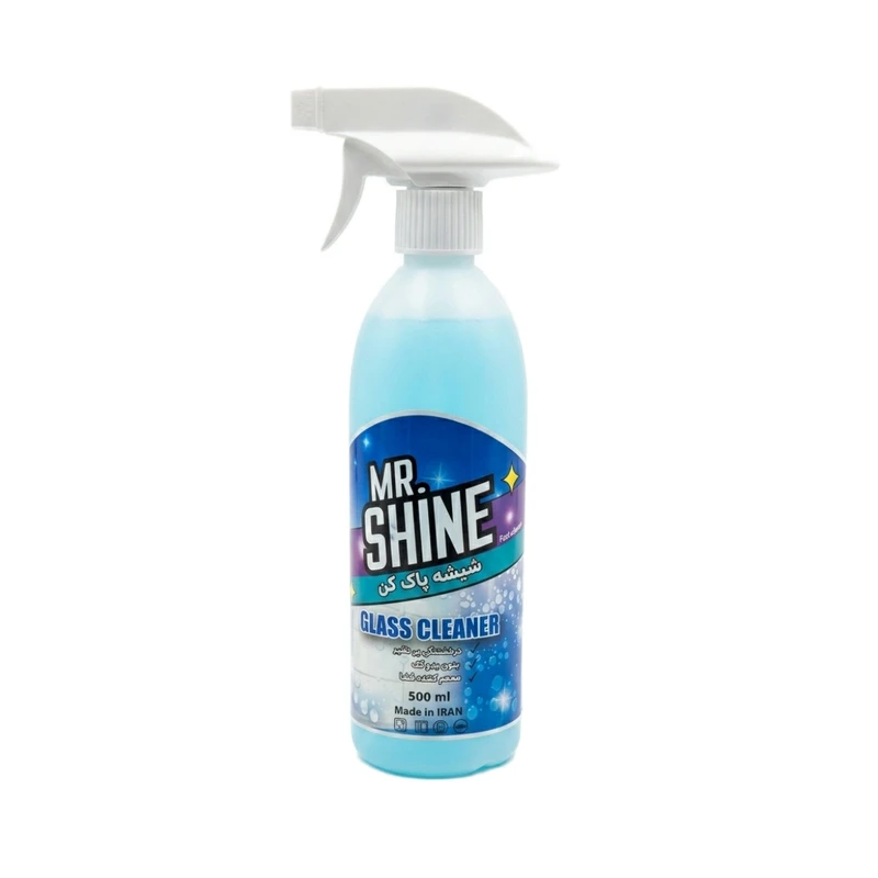 اسپری شیشه پاک کن مستر شاین مدل Glass Cleaner حجم 500 میلی لیتر
