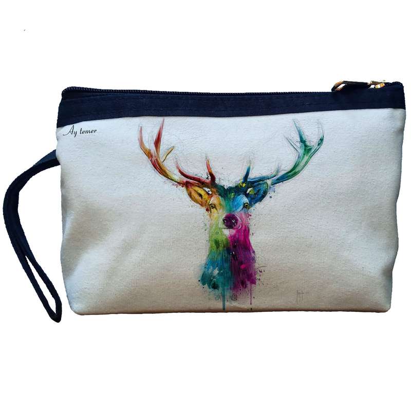 کیف لوازم آرایش زنانه آی تمر مدل گوزن کد 284