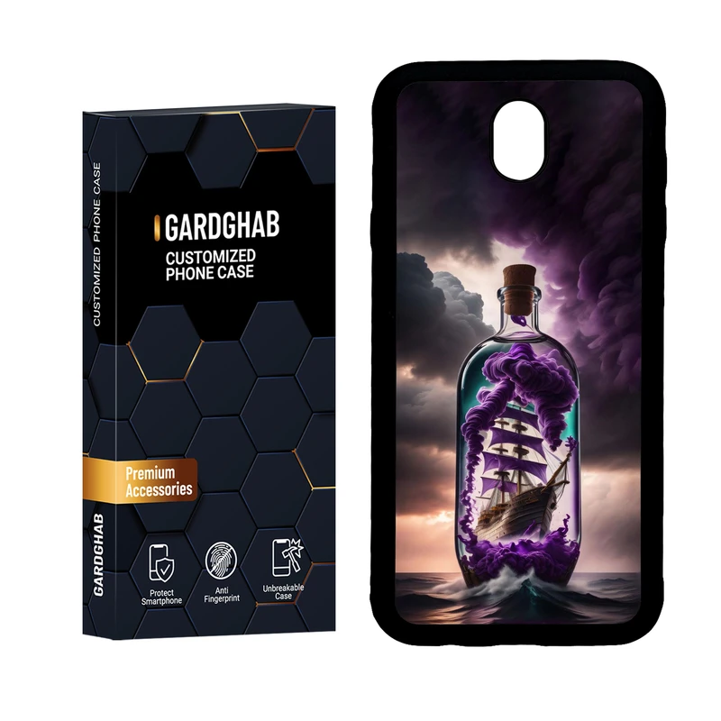 کاور گارد قاب مدل دور ژله ای هنری مناسب برای گوشی موبایل سامسونگ Galaxy J5 Pro