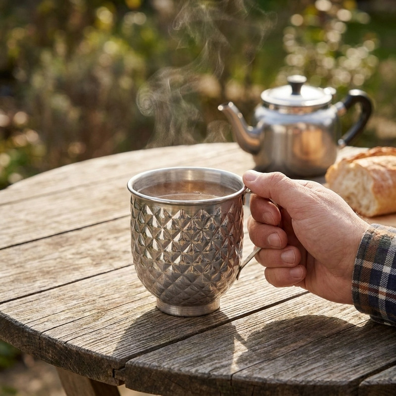 لیوان مدل روحی دسته‌دار  کد 552