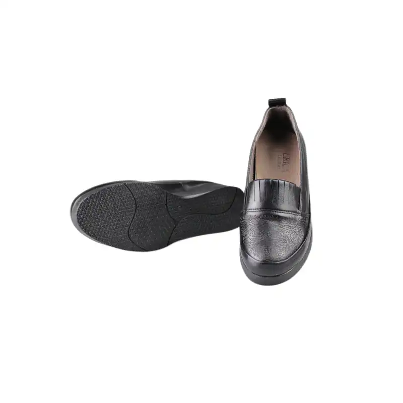 کفش طبی زنانه مدل کامفورت چرم طبیعی کد 02