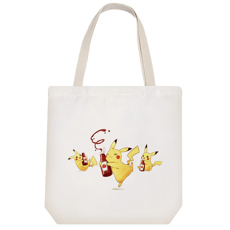 ساک خرید خندالو مدل پیکاچو انیمه پوکمون کد 1428