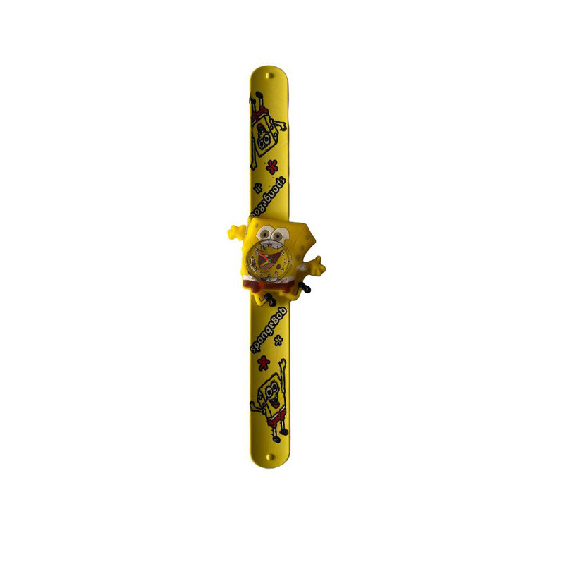 ساعت  مچی عقربه ای پسرانه مدل باب اسفنجی