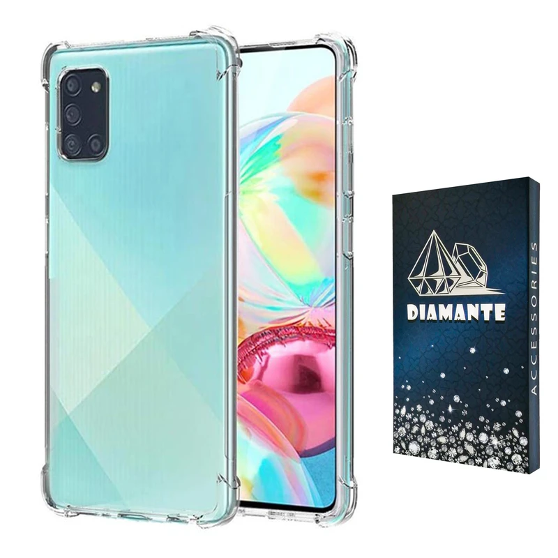  کاور دیامانته مدل shiny navy مناسب برای گوشی موبایل سامسونگ Galaxy A31