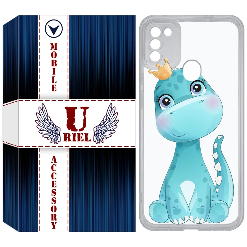 کاور یوریل مدل Clear کد 60 طرح دایناسور مناسب برای گوشی موبایل سامسونگ Galaxy A11 / M11