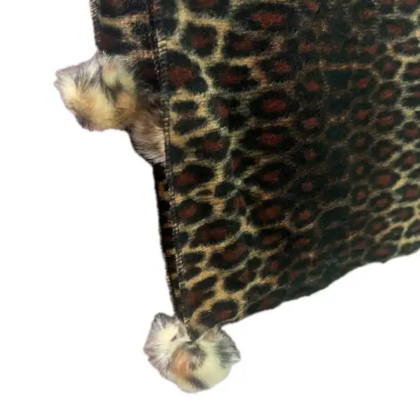 شال زنانه مدل مخمل پلنگی