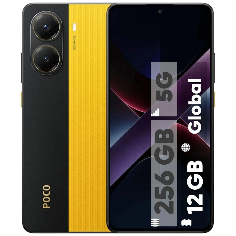 گوشی موبایل شیائومی مدل Poco X7 Pro دو سیم کارت ظرفیت 256 گیگابایت و رم 12 گیگابایت-پک گلوبال
