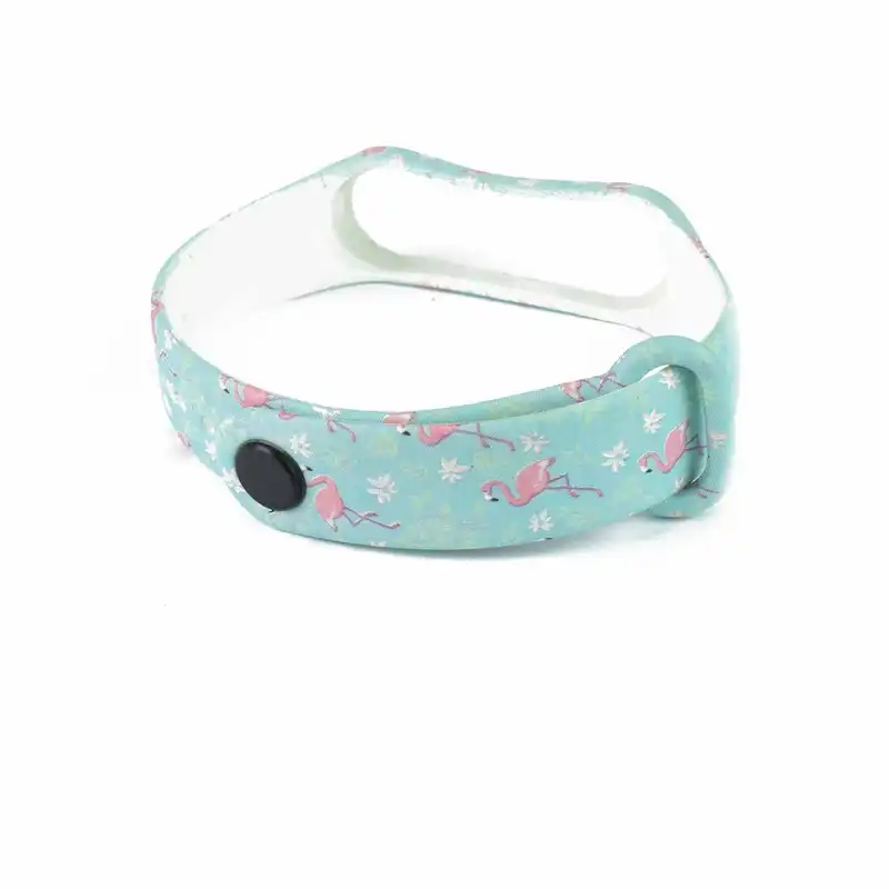 بند طرح فلامینگو کد FLG05 مناسب برای مچ بند هوشمند شیائومی Mi Band 5