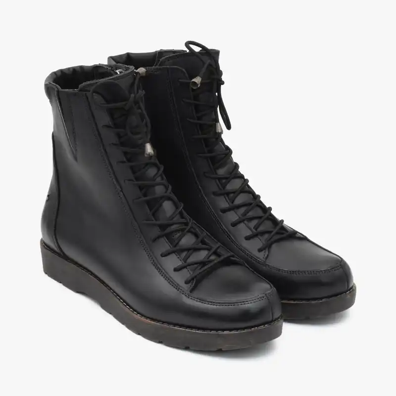 نیم بوت زنانه چرم تهران مدل L10M