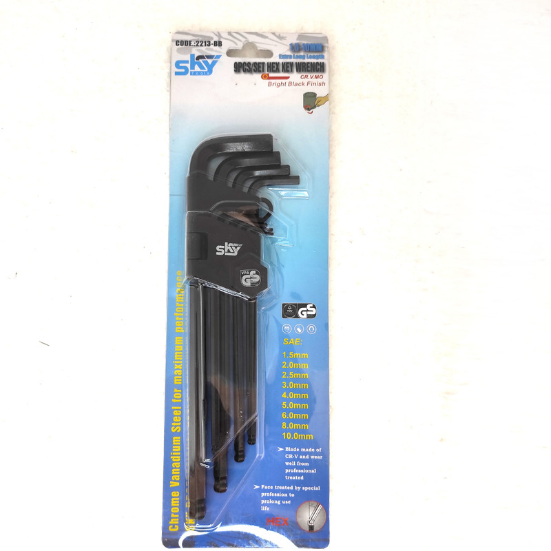 آچار آلن اسکای مدل FT-008 مجموعه 9 عددی