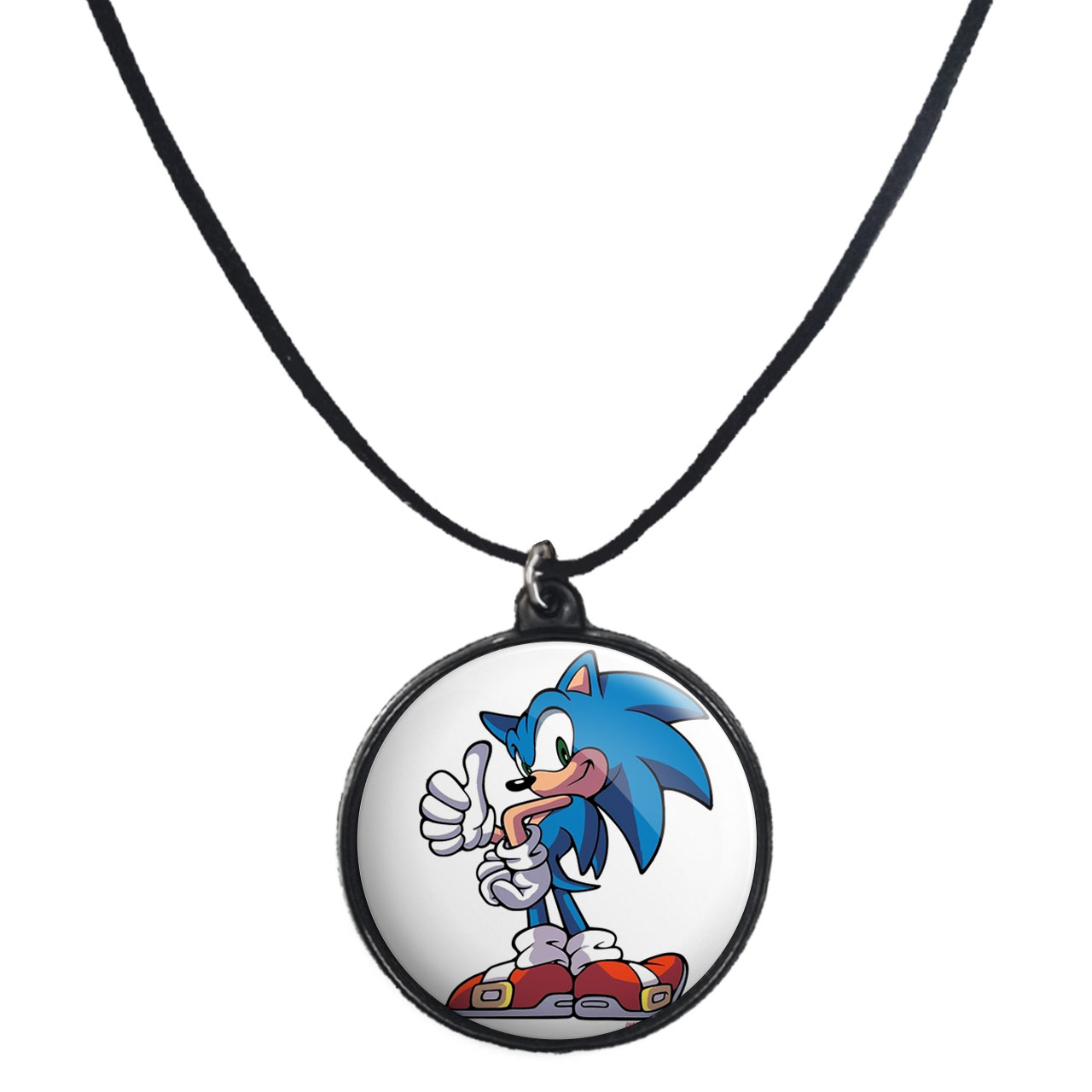 گردنبند پرمانه طرح سونیک کد pmb.15050 مدل دو طرفه