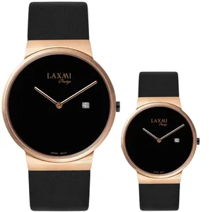 ست ساعت مچی عقربه ای زنانه و مردانه لاکسمی مدل 3-8046-8044