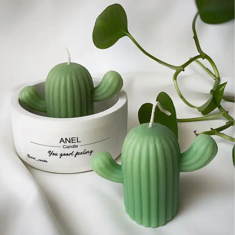 قالب شمع مدل کاکتوس 2 طرفه