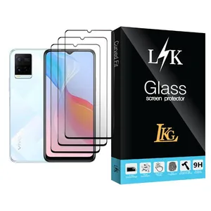 LKG LK Glass3 Ceramics Screen Protector For  Y21 Pack Of 3