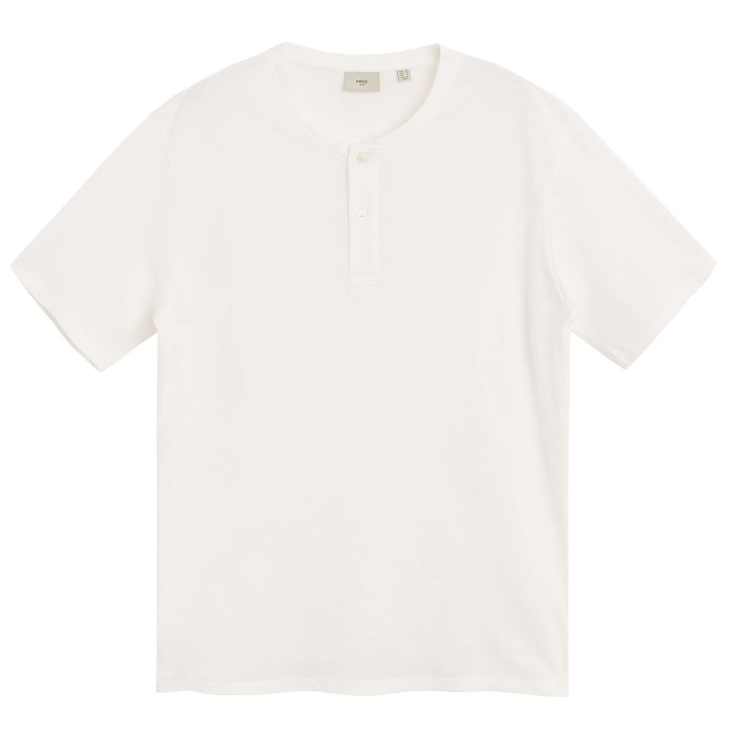 تی شرت آستین کوتاه مردانه مانگو مدل WT555BRU -  - 1