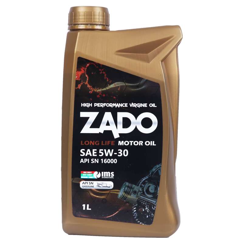 روغن موتور خودرو زادو مدل SAE 5W30-SN-16000 حجم 1 لیتر