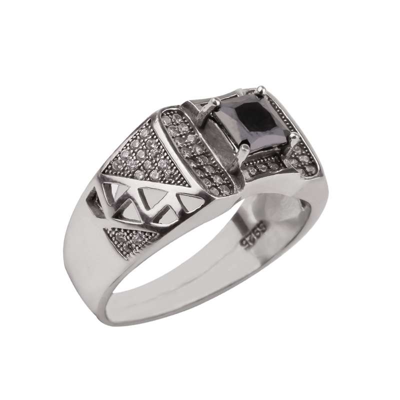 انگشتر نقره مردانه مدل 20502