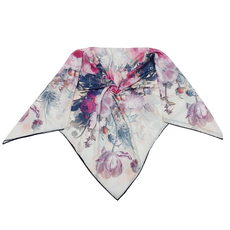 روسری زنانه گلدار کد am94