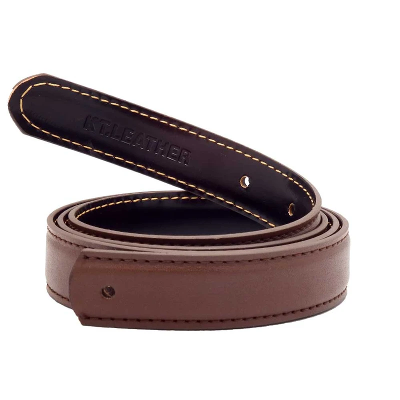 تسمه کمربند زنانه کی تی مدل چرم صنعتی کد IN804BR