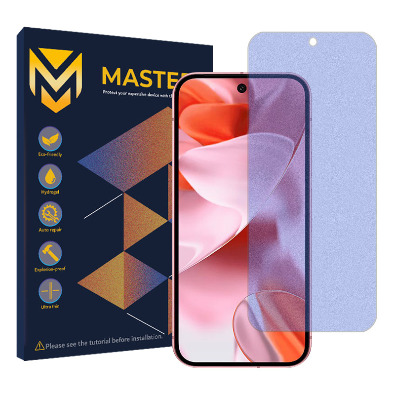 محافظ صفحه نمایش مات ضداشعه آبی مستر مدل Resistant مناسب برای گوشی موبایل گوگل Pixel 9
