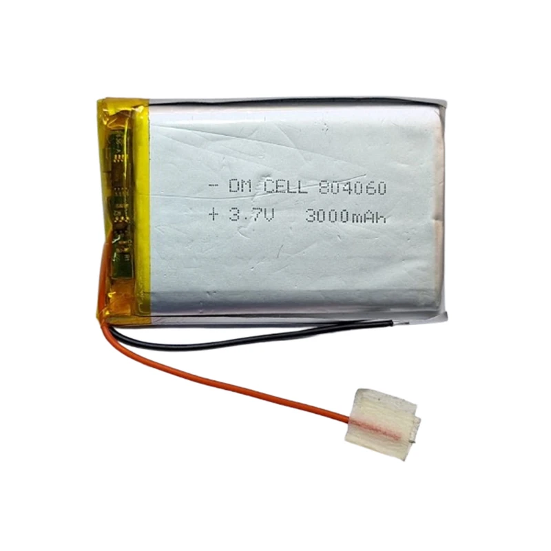 باتری لیتیومی قابل شارژ دی ام سل مدل DM-804060 ظرفیت 3000 میلی‌ آمپر ساعت