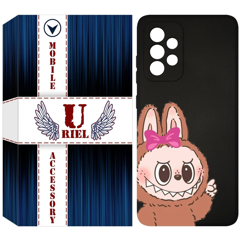 کاور یوریل قاب مدل KSH کد 109 طرح عروسک لبوبو مناسب برای گوشی موبایل سامسونگ Galaxy A33 5G