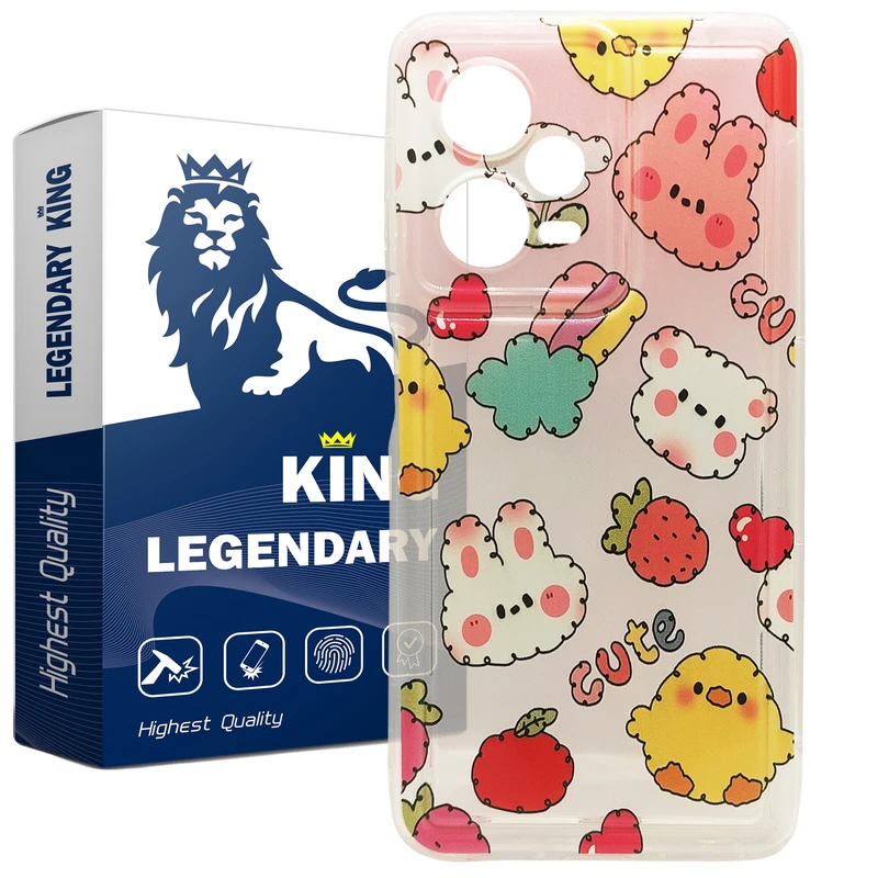 کاور لجندری کینگ طرح CUTEGOGO مناسب برای گوشی موبایل شیائومی Redmi Note 12 Pro 5G
