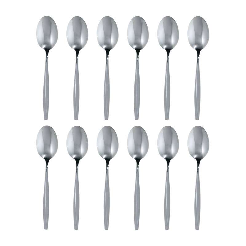 قاشق استیل بسته 12 عددی قاشق استیل بسته 12 عددی