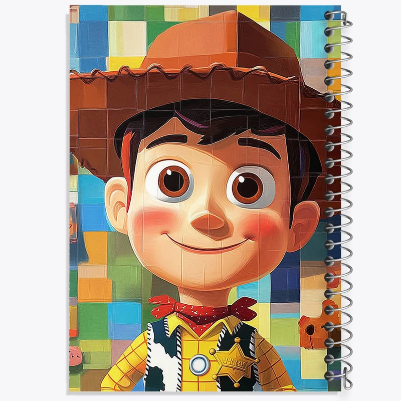 دفتر مشق 50 برگ خندالو طرح کابوی داستان اسباب بازی ها کد N2140