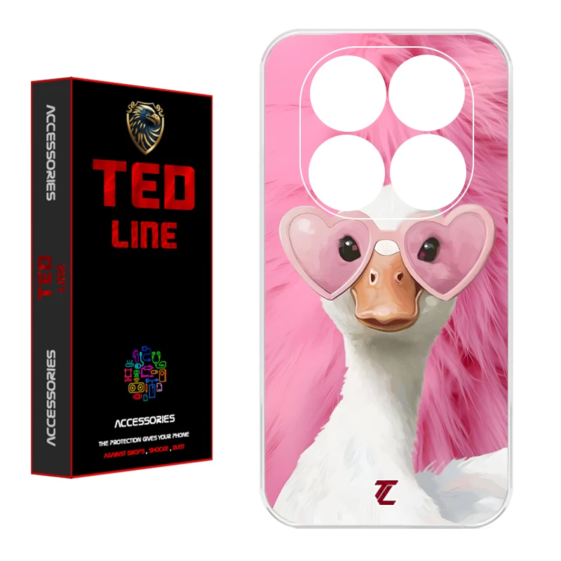کاور تدلاین طرح اردک کد 1166 مناسب برای گوشی موبایل شیائومی Redmi Note 14 Pro Plus 5G