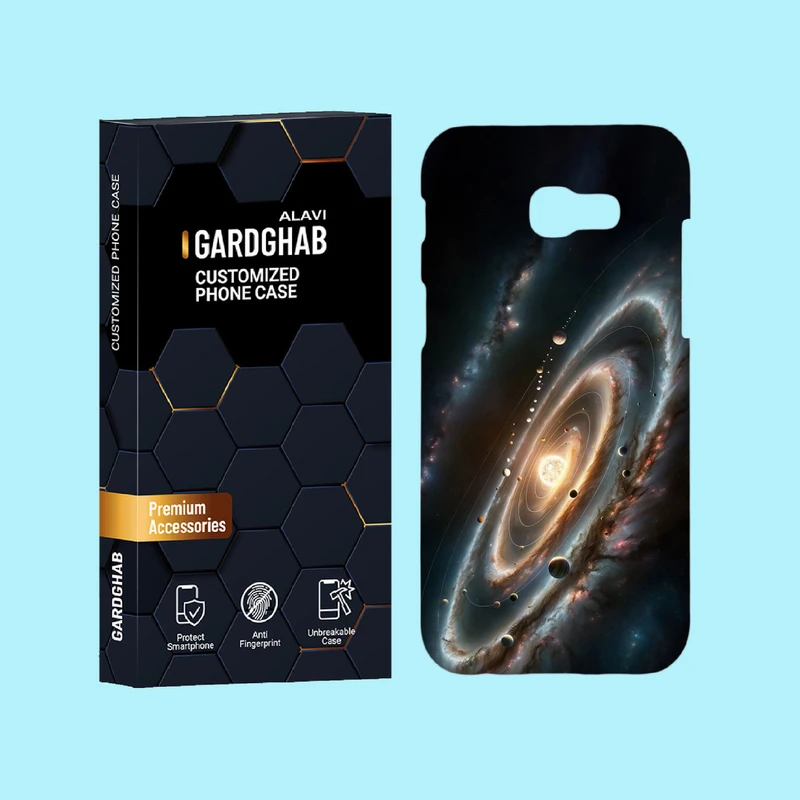 کاور گارد قاب علوی مدل کهکشان مناسب برای گوشی موبایل سامسونگ Galaxy A5 2017 / A520