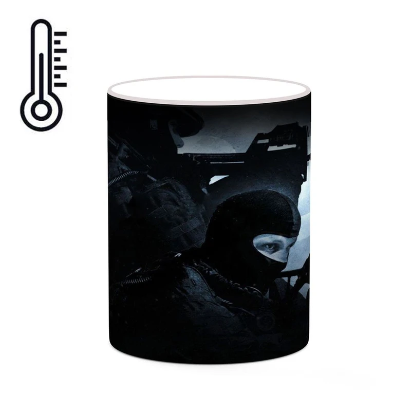 ماگ حرارتی کاکتی مدل بازی کانتر استرایک Counter-Strike 1.6 کد mgh28094